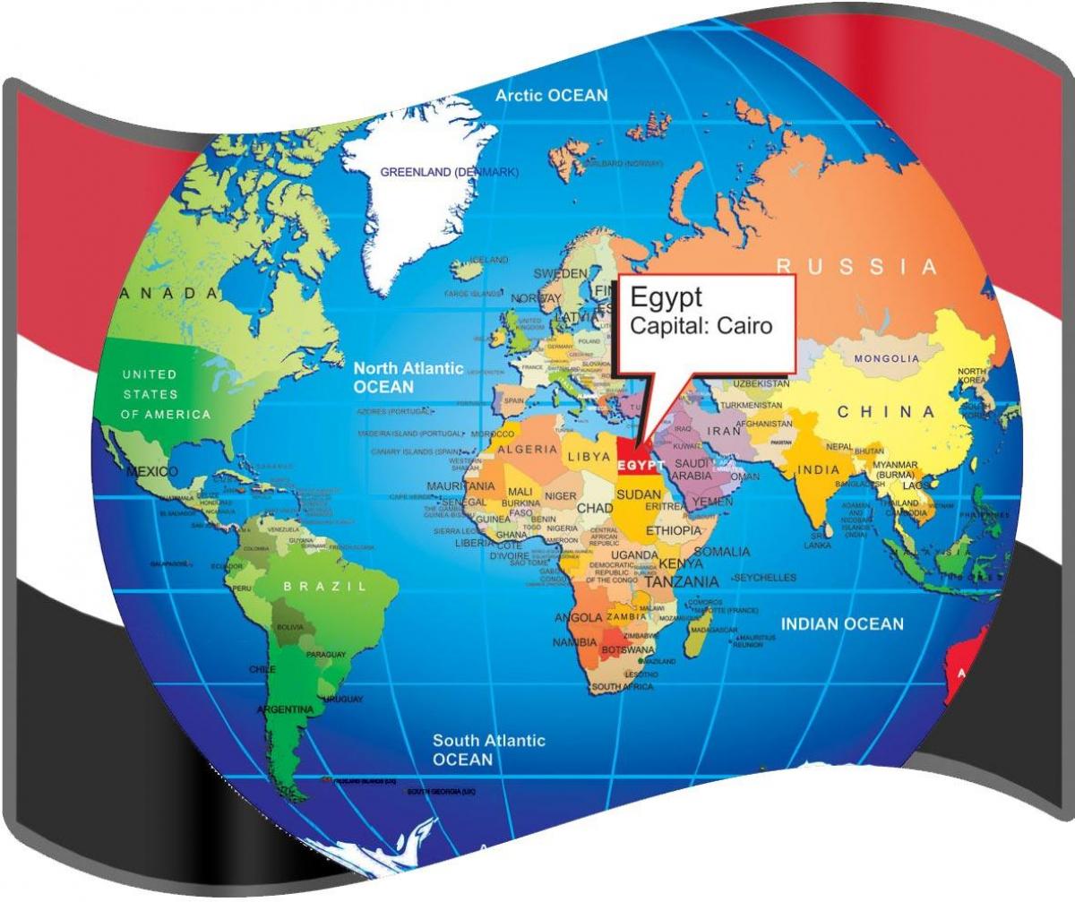 kairo lokasi di peta dunia